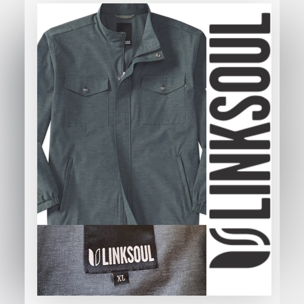LINKSOUL Full Zip Boardwalker Windbreaker XL